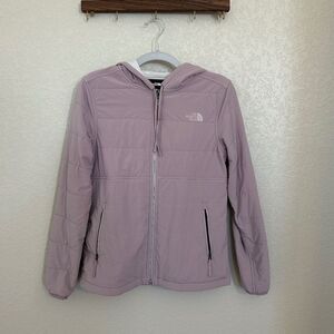 Women's North Face Zip up hooded jacket